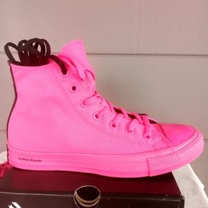 NEW! Sz8 Hyper Pink Converse Hi Tops Women's Hot!!